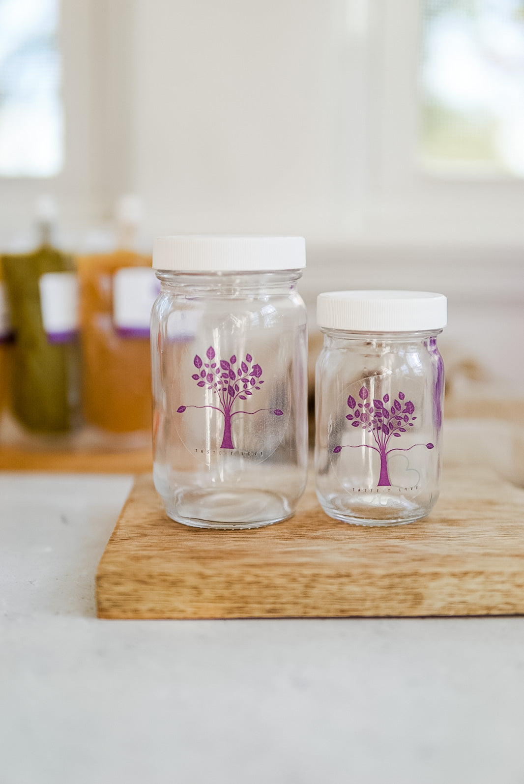 6oz Glass Baby Food Jar