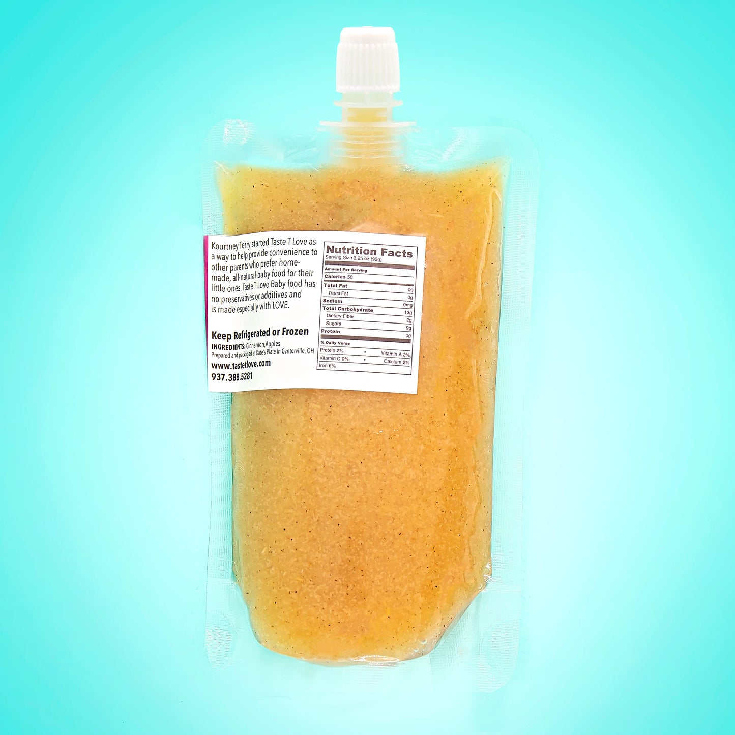 Cinnamon Apple Sauce Squeeze Pouch