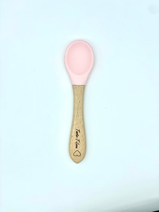 Light Pink Bamboo Spoon